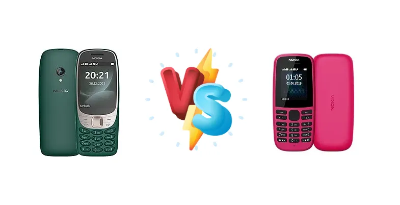 Nokia 6310 (2021) vs Nokia 105 (2019)