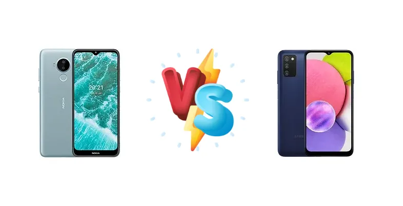 Nokia C30 vs Samsung Galaxy A03s