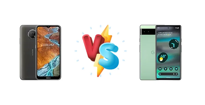 Nokia G300 vs Google Pixel 6a