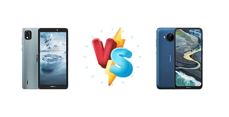 Nokia C2 2nd Edition vs Nokia C20 Plus