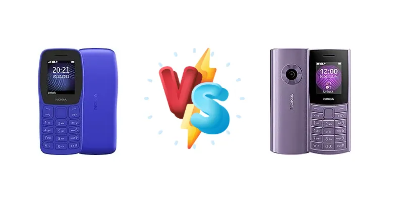 Nokia 105 (2022) vs Nokia 110 4G (2023)
