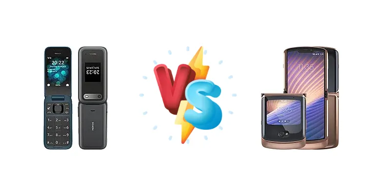 Nokia 2760 Flip vs Motorola Razr 5G