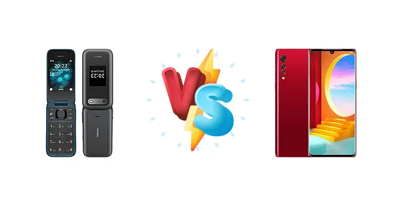 Nokia 2760 Flip vs LG Velvet 5G UW