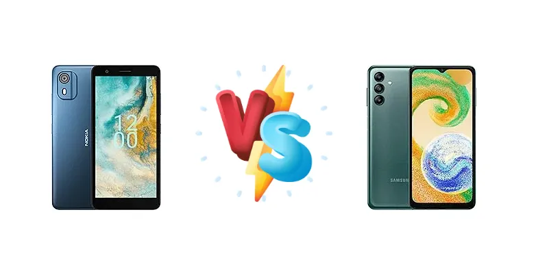 Nokia C02 vs Samsung Galaxy A04s