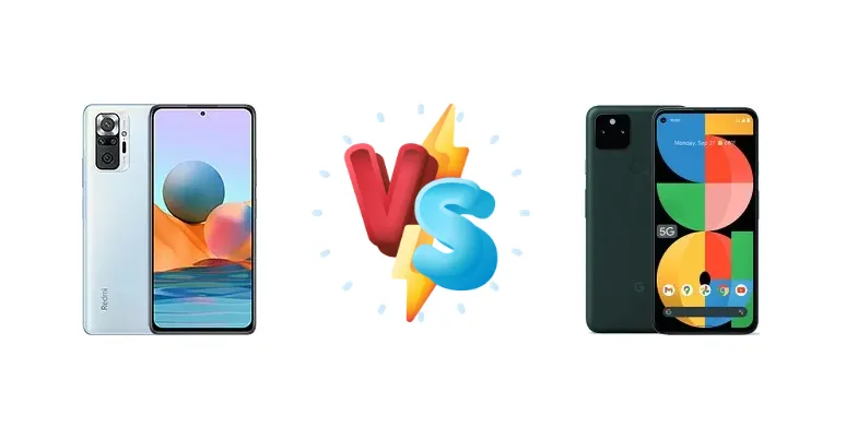 Xiaomi Redmi Note 10 Pro vs Google Pixel 5a 5G
