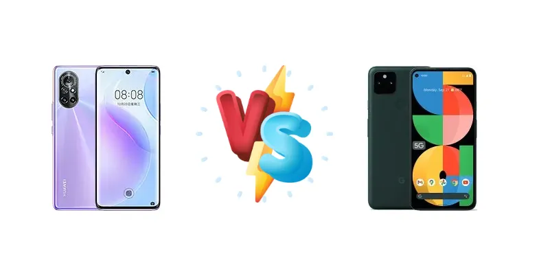 Huawei nova 8 5G vs Google Pixel 5a 5G
