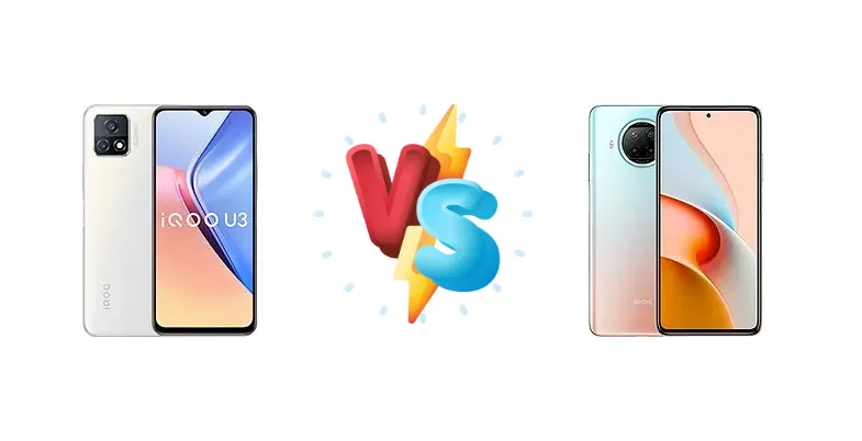 vivo iQOO U3 vs Xiaomi Redmi Note 9 Pro 5G