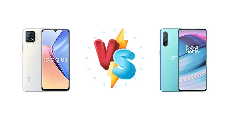vivo iQOO U3 vs OnePlus Nord CE 5G