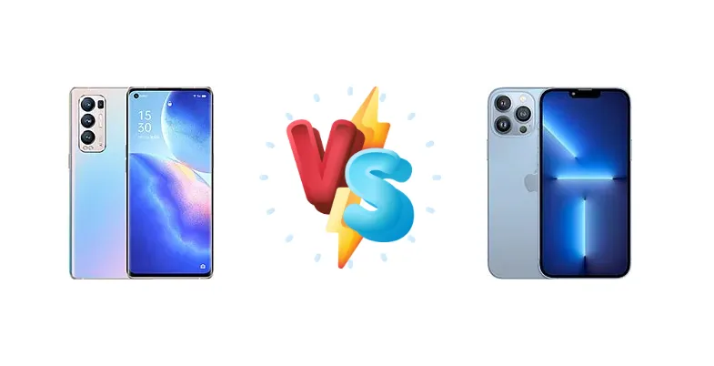 Oppo Reno5 Pro+ 5G vs Apple iPhone 13 Pro Max