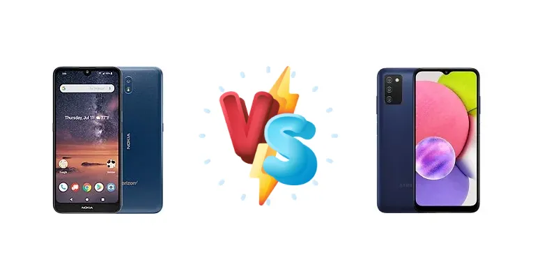 Nokia 3 V vs Samsung Galaxy A03s
