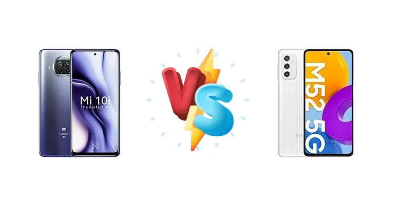 Xiaomi Mi 10i 5G vs Samsung Galaxy M52 5G