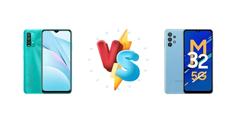 Xiaomi Redmi Note 9 4G vs Samsung Galaxy M32 5G