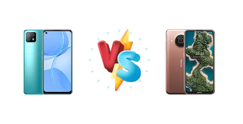 Oppo A53 5G vs Nokia X20