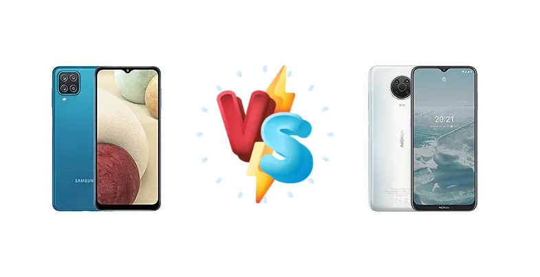 Samsung Galaxy A12 vs Nokia G20