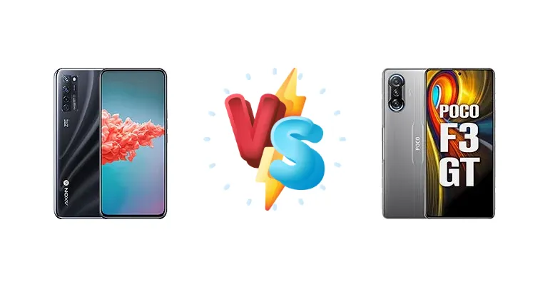 ZTE Axon 20 4G vs Xiaomi Poco F3 GT