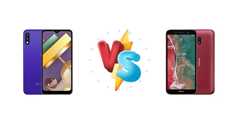 LG K22 vs Nokia C1 Plus