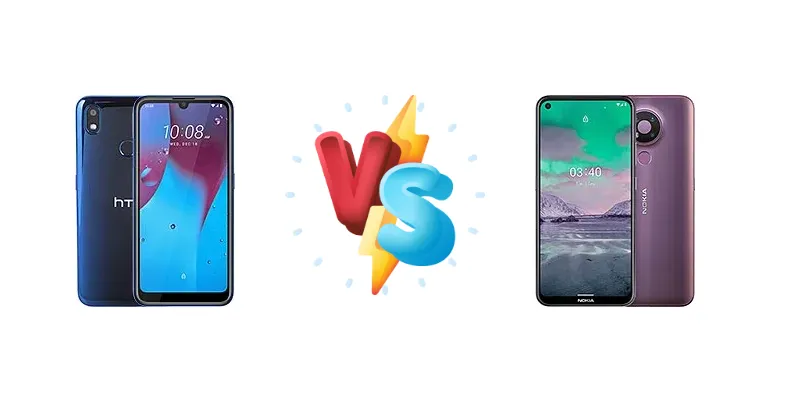 HTC Wildfire E1 plus vs Nokia 3.4