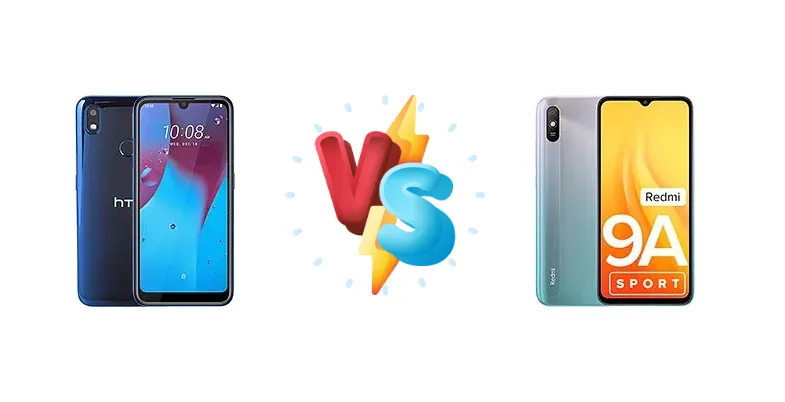 HTC Wildfire E1 plus vs Xiaomi Redmi 9A Sport