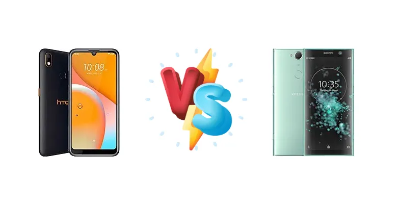 HTC Wildfire E1 vs Sony Xperia XA2 Plus