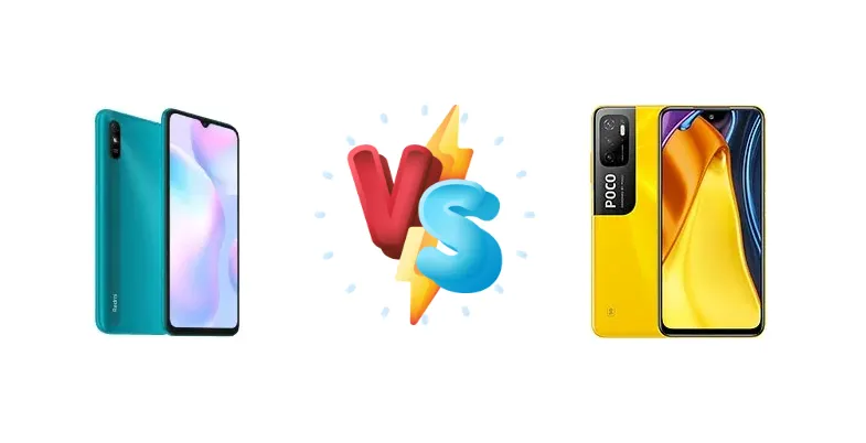 Xiaomi Redmi 9AT vs Xiaomi Poco M3 Pro 5G