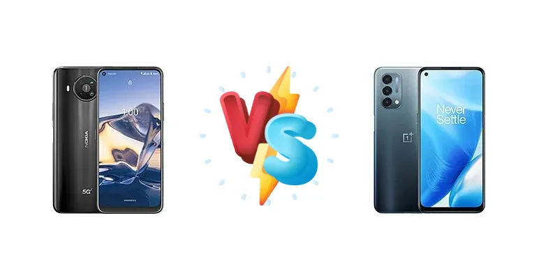 Nokia 8 V 5G UW vs OnePlus Nord N200 5G
