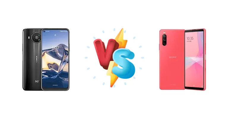 Nokia 8 V 5G UW vs Sony Xperia 10 III Lite