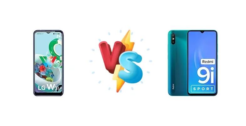 LG W31 vs Xiaomi Redmi 9i Sport