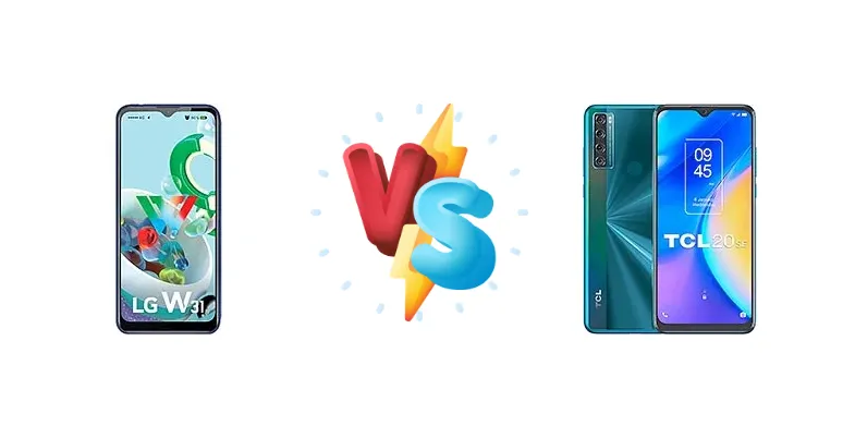 LG W31 vs TCL 20 SE