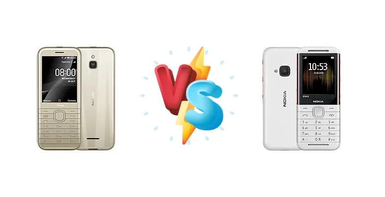 Nokia 8000 4G vs Nokia 5310 (2020)