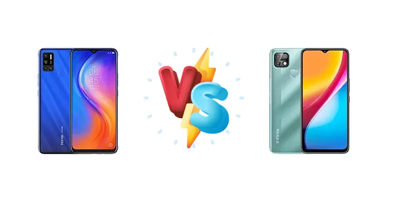 Tecno Spark 6 Air vs Infinix Smart 5 Pro