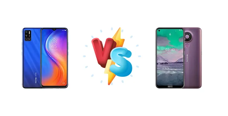 Tecno Spark 6 Air vs Nokia 3.4