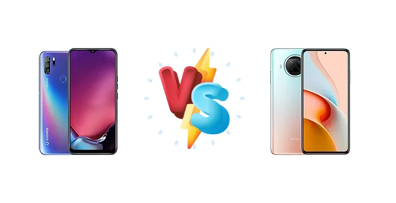 Gionee S12 vs Xiaomi Redmi Note 9 Pro 5G