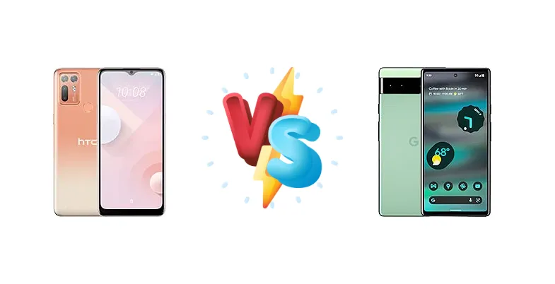 HTC Desire 20+ vs Google Pixel 6a