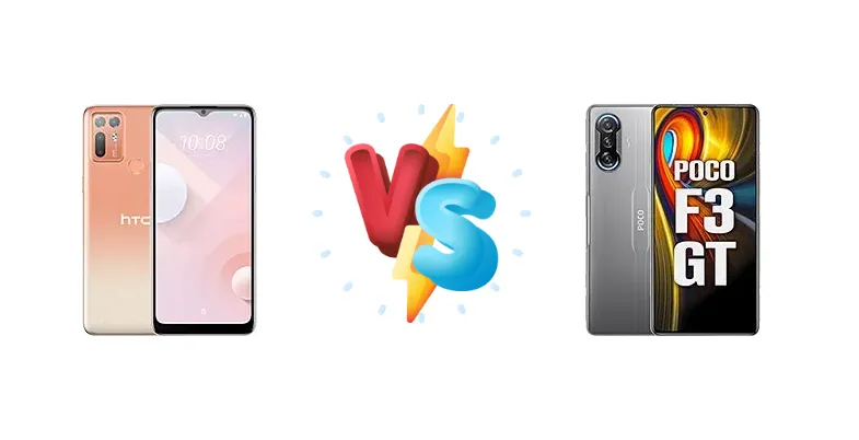 HTC Desire 20+ vs Xiaomi Poco F3 GT