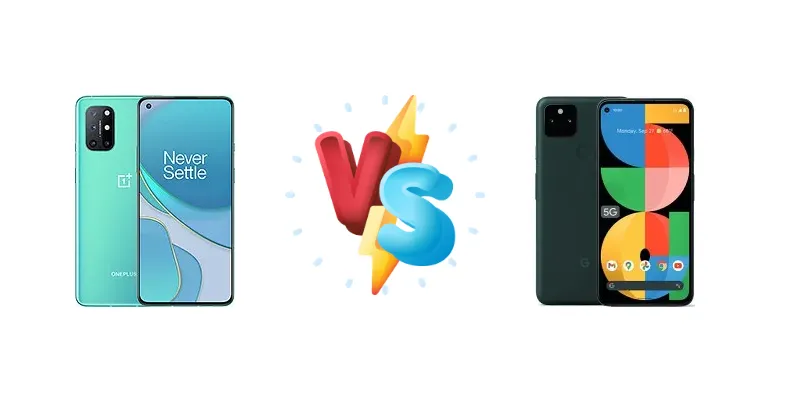 OnePlus 8T+ 5G vs Google Pixel 5a 5G