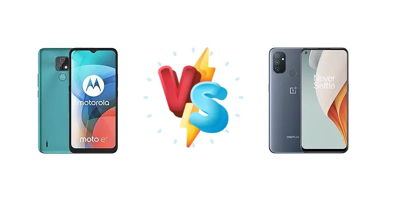 Snapdragon vs. Helio: Motorola Moto E7 vs. OnePlus Nord N100 - Budget Battle