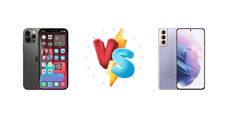 Apple iPhone 12 Pro vs Samsung Galaxy S21+ 5G