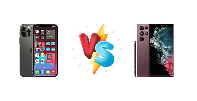 Apple iPhone 12 Pro vs Samsung Galaxy S22 Ultra 5G