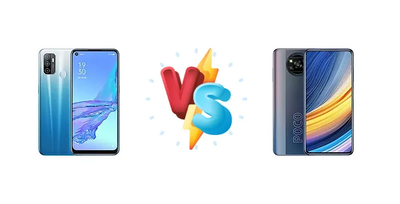 Oppo A53s vs Xiaomi Poco X3 Pro