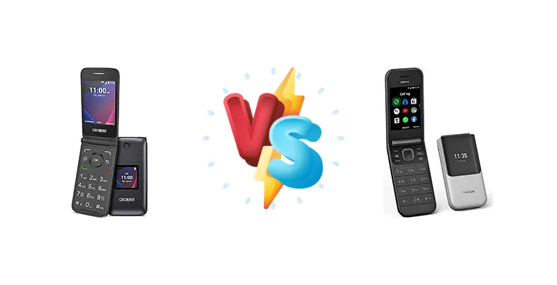 alcatel Go Flip V vs Nokia 2720 Flip