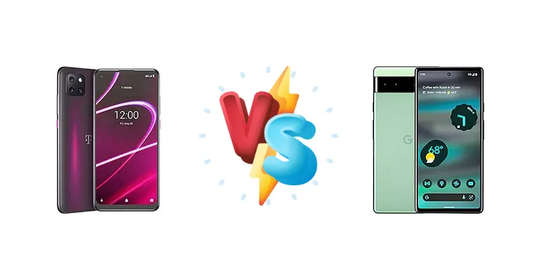 T-Mobile REVVL 5G vs Google Pixel 6a