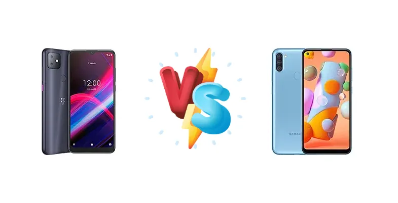 T-Mobile REVVL 4+ vs Samsung Galaxy A11