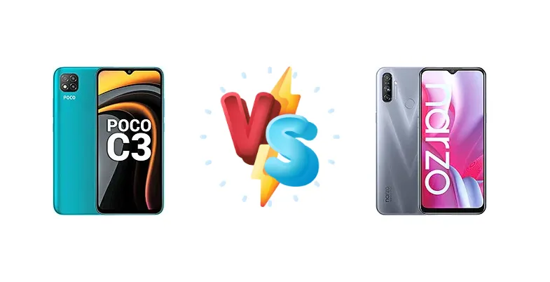 Xiaomi Poco C3 vs Realme Narzo 20A