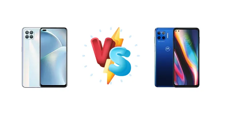 Oppo Reno4 F vs Motorola Moto G 5G Plus