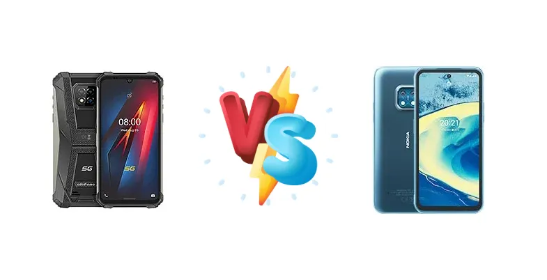 Ulefone Armor 8 5G vs Nokia XR20