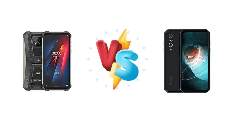 Ulefone Armor 8 5G vs Blackview BL6000 Pro
