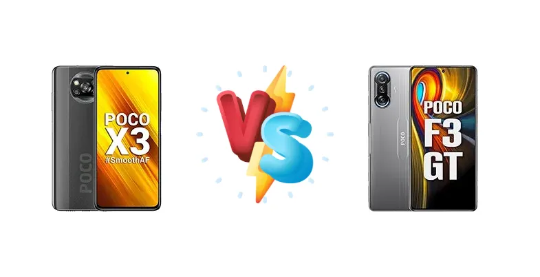 Xiaomi Poco X3 vs Xiaomi Poco F3 GT
