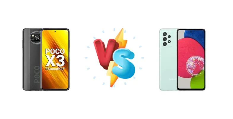 Xiaomi Poco X3 vs Samsung Galaxy A52s 5G