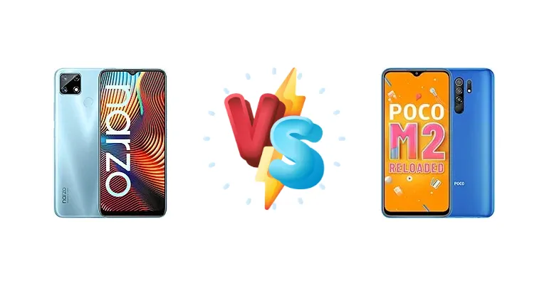 Realme Narzo 20 vs Xiaomi Poco M2 Reloaded