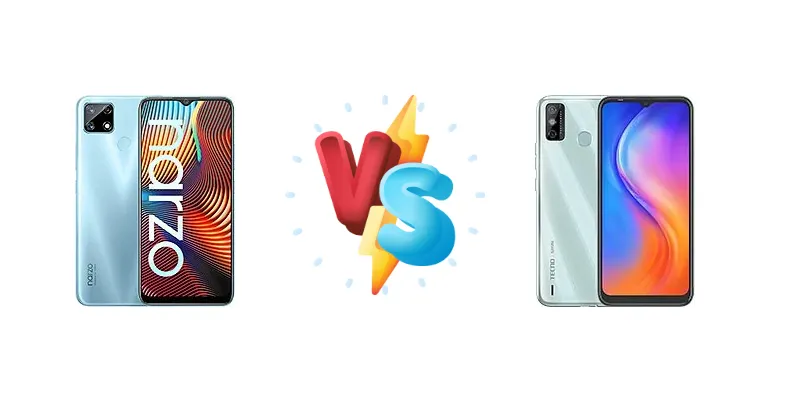 Realme Narzo 20 vs Tecno Spark 6 Go